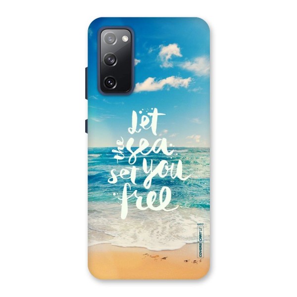 Free Sea Back Case for Galaxy S20 FE