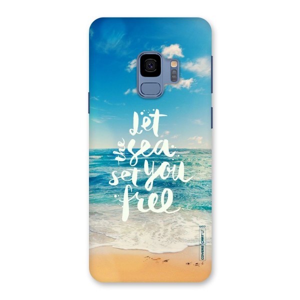 Free Sea Back Case for Galaxy S9