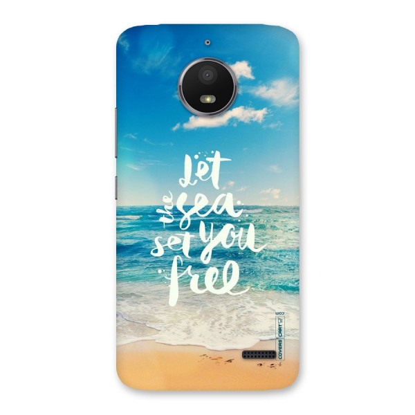 Free Sea Back Case for Moto E4