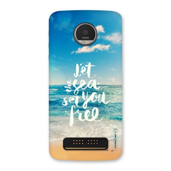 Free Sea Back Case for Moto Z Play