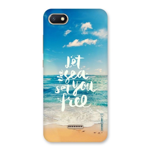 Free Sea Back Case for Redmi 6A