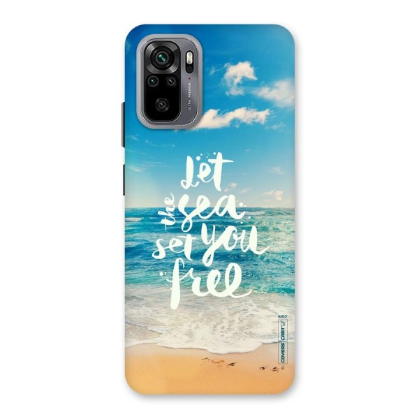 Free Sea Back Case for Redmi Note 10