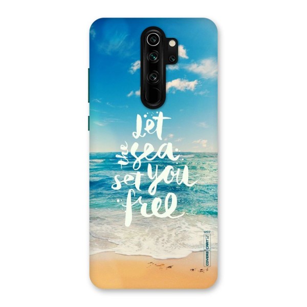 Free Sea Back Case for Redmi Note 8 Pro