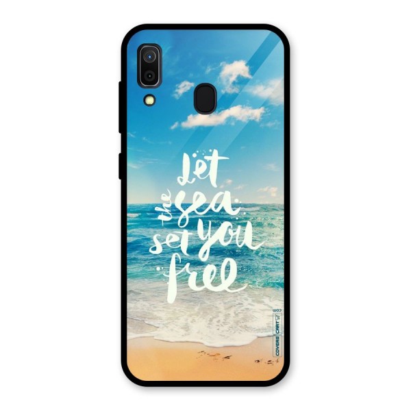 Free Sea Glass Back Case for Galaxy A30