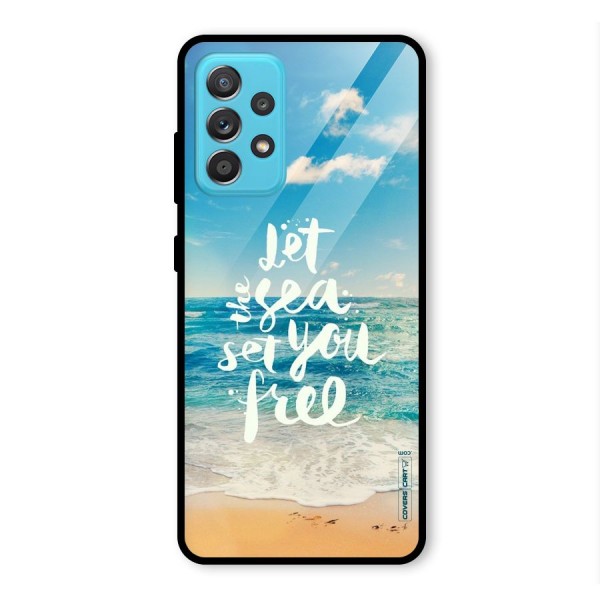 Free Sea Glass Back Case for Galaxy A52s 5G