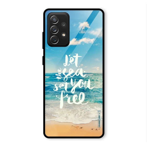 Free Sea Glass Back Case for Galaxy A72