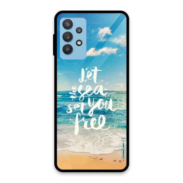 Free Sea Glass Back Case for Galaxy M32 5G