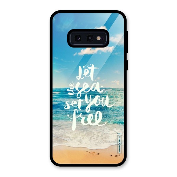 Free Sea Glass Back Case for Galaxy S10e