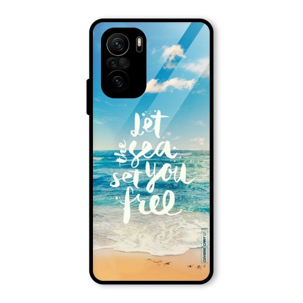 Free Sea Glass Back Case for Mi 11X Pro