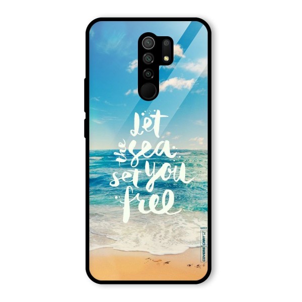 Free Sea Glass Back Case for Redmi 9 Prime