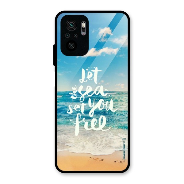 Free Sea Glass Back Case for Redmi Note 10