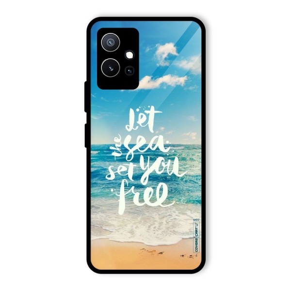 Free Sea Glass Back Case for Vivo T1 5G