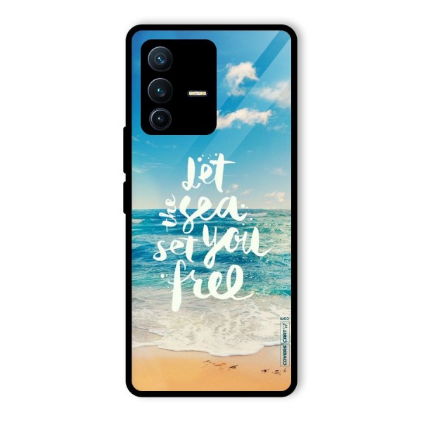 Free Sea Glass Back Case for Vivo V23 Pro