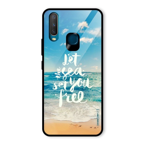 Free Sea Glass Back Case for Vivo Y12