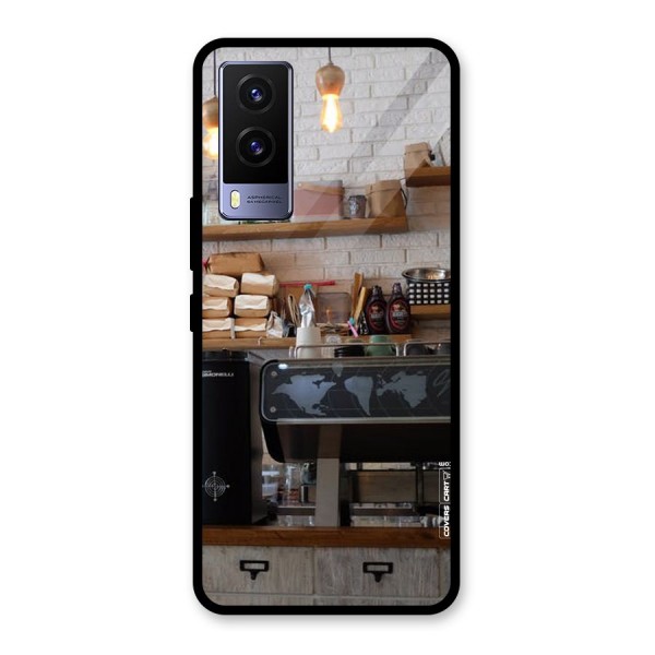 Fresh Brews Glass Back Case for Vivo V21e 5G