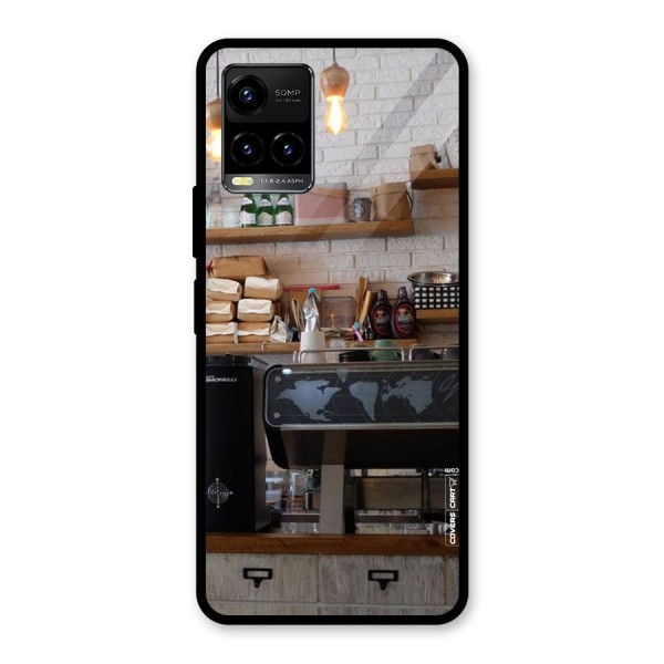 Fresh Brews Glass Back Case for Vivo Y21 2021