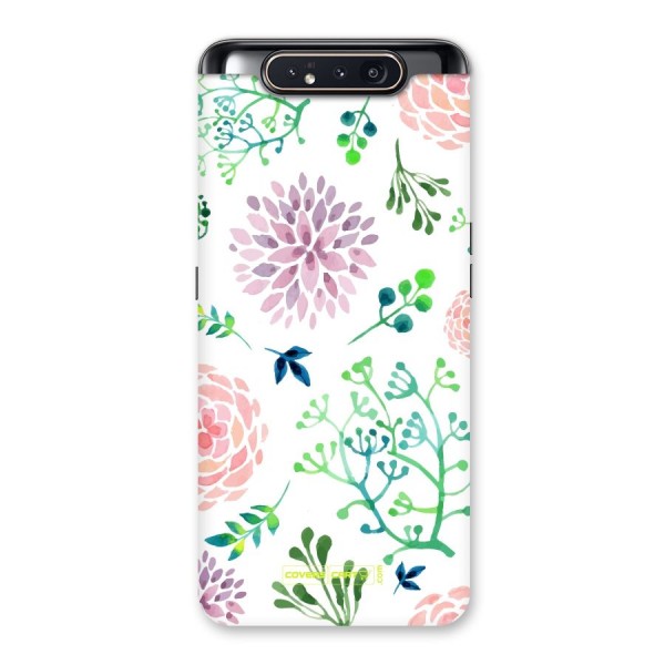 Fresh Floral Back Case for Galaxy A80