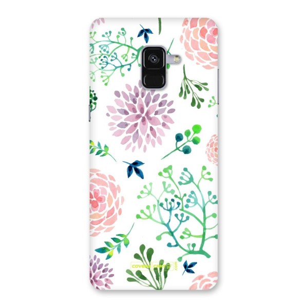 Fresh Floral Back Case for Galaxy A8 Plus