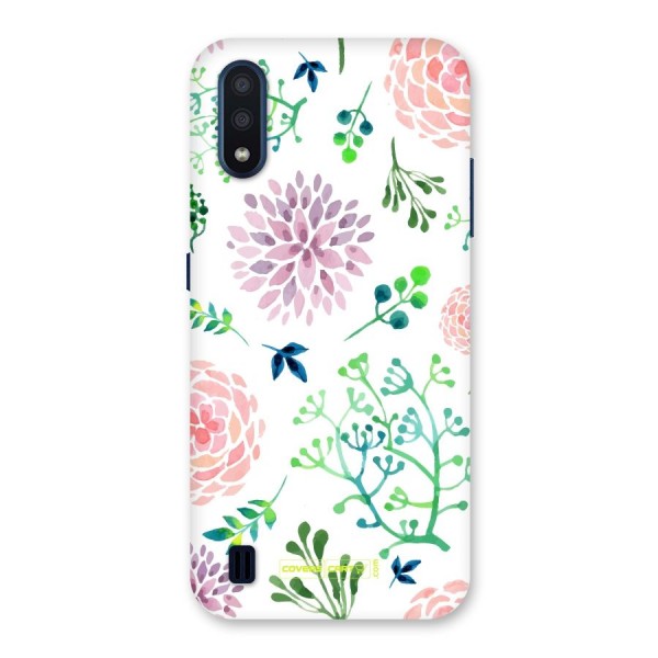 Fresh Floral Back Case for Galaxy M01