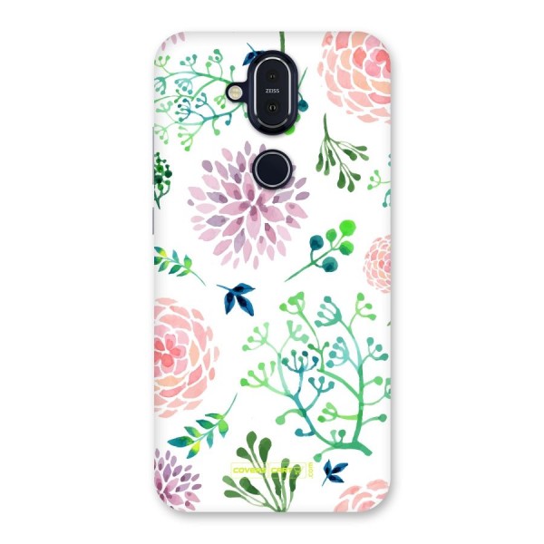 Fresh Floral Back Case for Nokia 8.1