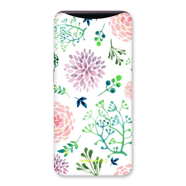 Fresh Floral Back Case for Oppo Find X