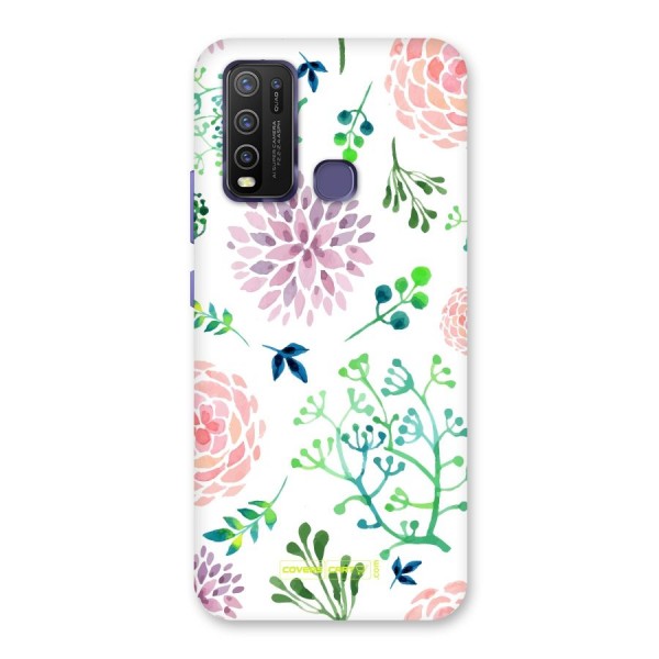 Fresh Floral Back Case for Vivo Y30