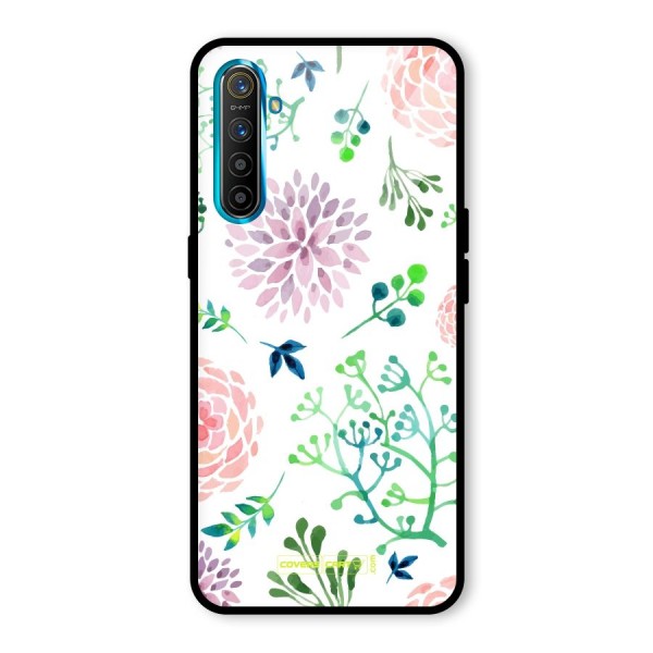 Fresh Floral Glass Back Case for Realme XT