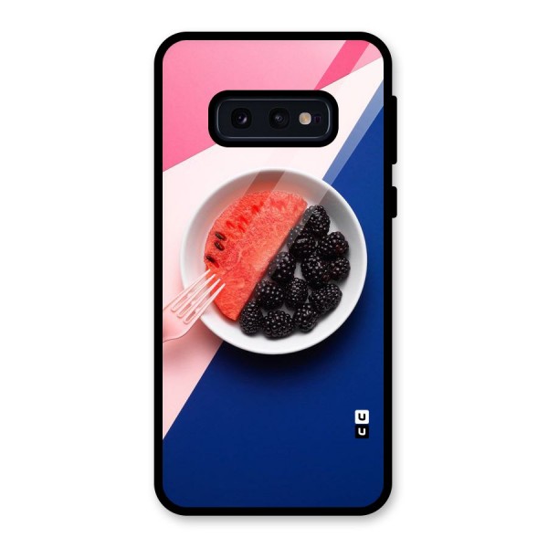 Fresh Fruit Season Glass Back Case for Galaxy S10e