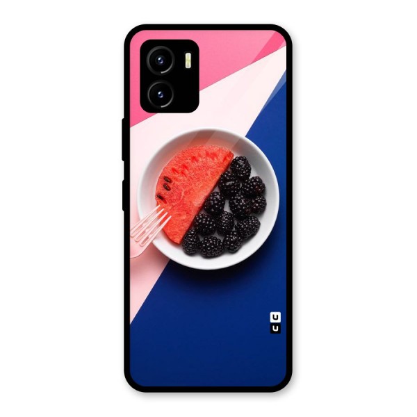 Fresh Fruit Season Glass Back Case for Vivo Y15s