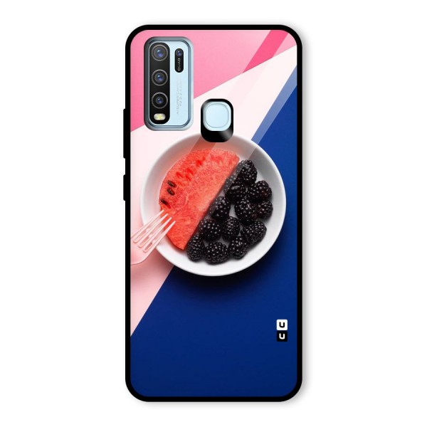 Fresh Fruit Season Glass Back Case for Vivo Y30