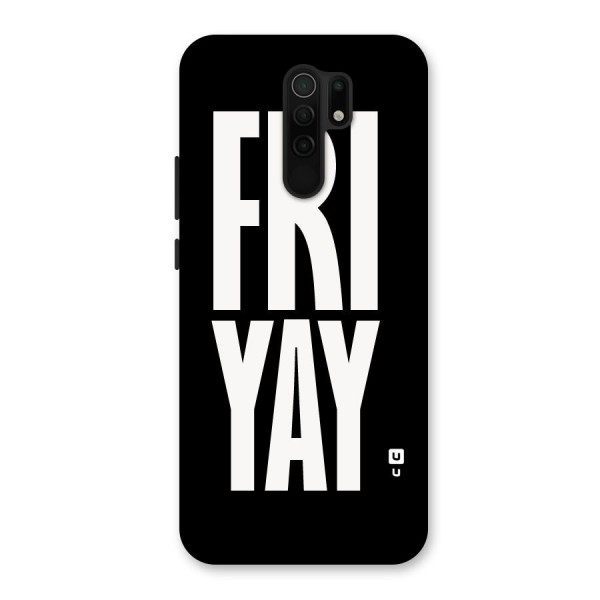 Fri Yay Back Case for Redmi 9 Prime