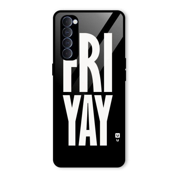 Fri Yay Glass Back Case for Oppo Reno4 Pro