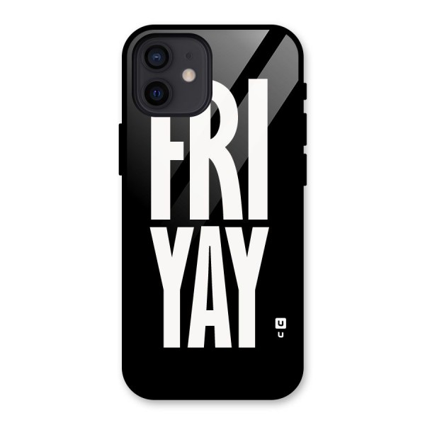 Fri Yay Glass Back Case for iPhone 12