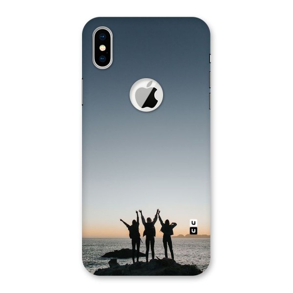 Friendship Back Case for iPhone XS Logo Cut