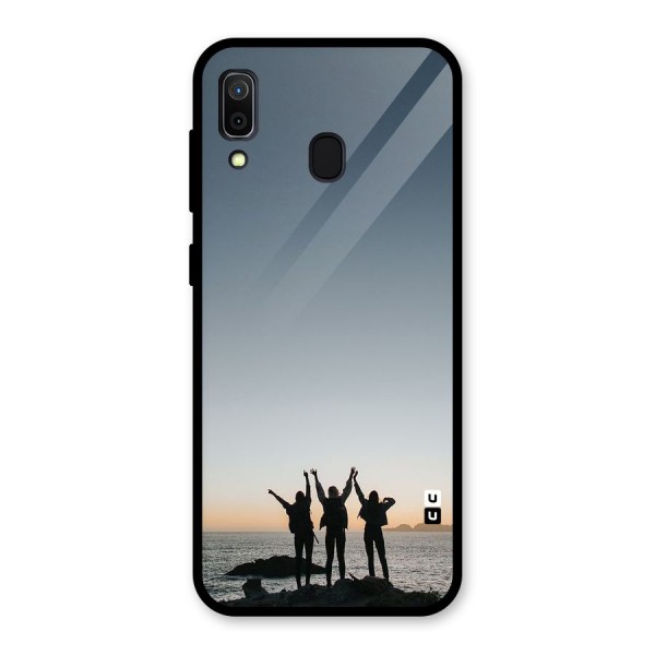 Friendship Glass Back Case for Galaxy A30