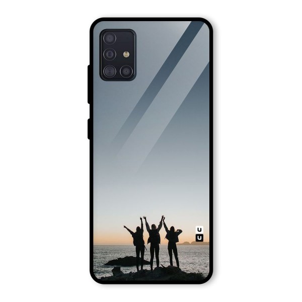 Friendship Glass Back Case for Galaxy A51