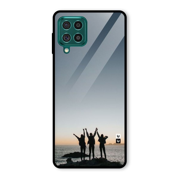 Friendship Glass Back Case for Galaxy F62