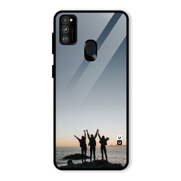 Friendship Glass Back Case for Galaxy M21