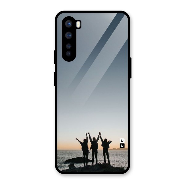 Friendship Glass Back Case for OnePlus Nord