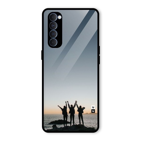 Friendship Glass Back Case for Oppo Reno4 Pro