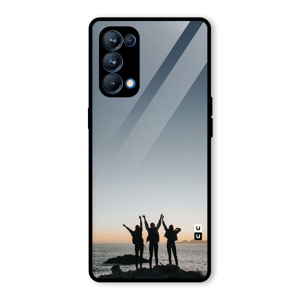 Friendship Glass Back Case for Oppo Reno5 Pro 5G