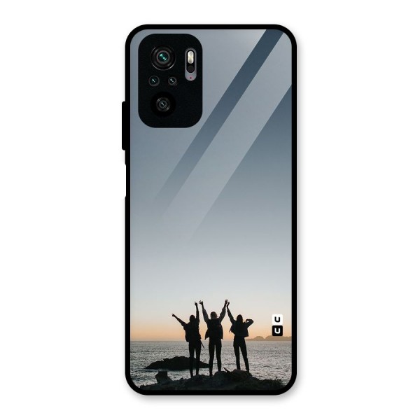 Friendship Glass Back Case for Redmi Note 10