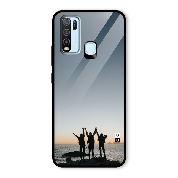 Friendship Glass Back Case for Vivo Y30