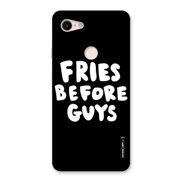 Fries Always Back Case for Google Pixel 3 XL