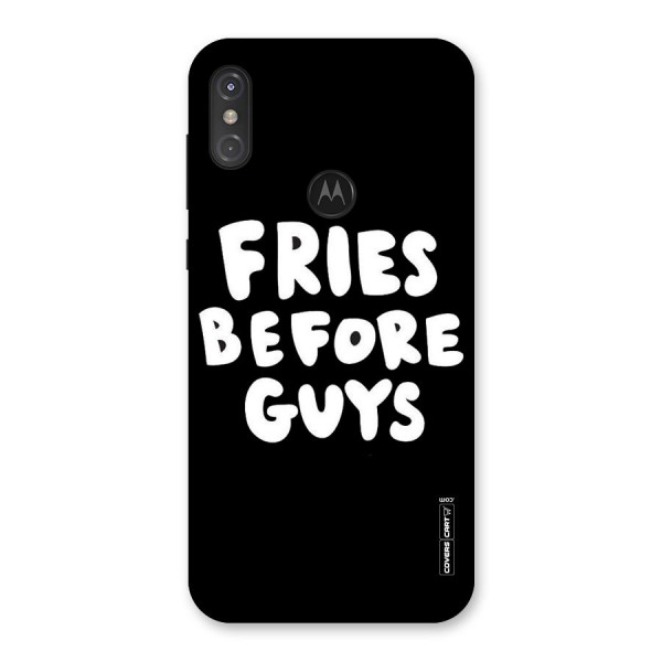 Fries Always Back Case for Motorola One Power