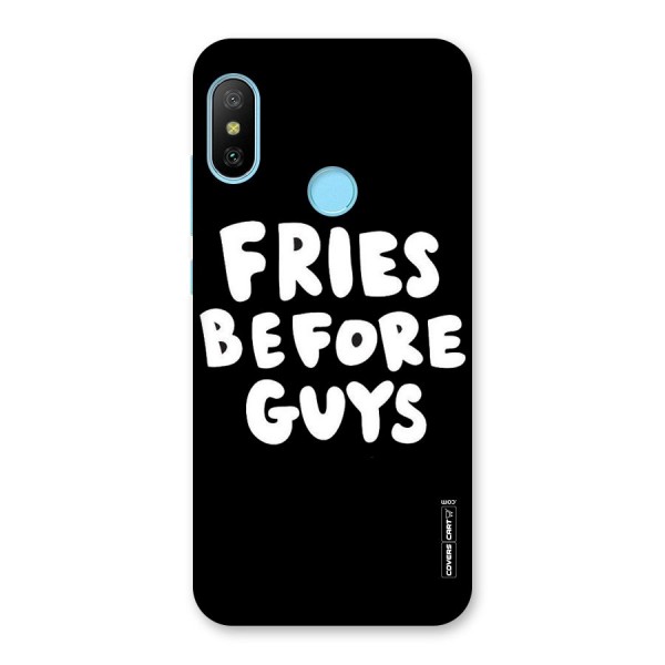 Fries Always Back Case for Redmi 6 Pro