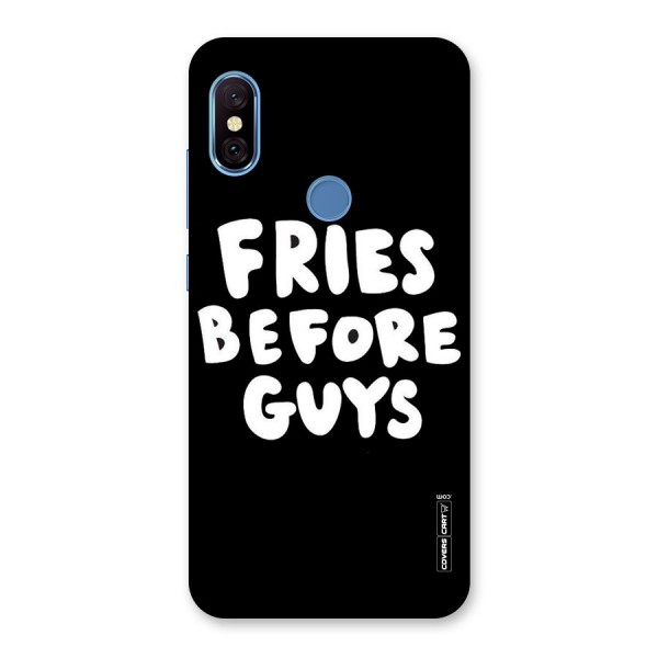 Fries Always Back Case for Redmi Note 6 Pro