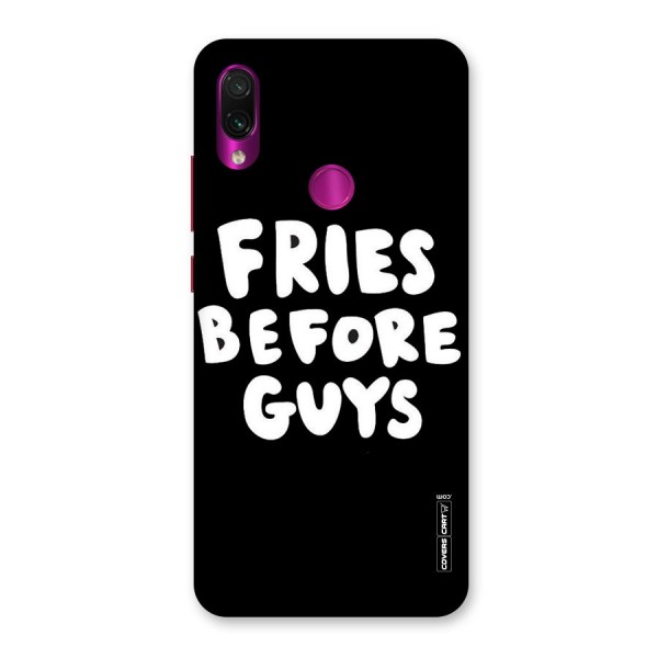 Fries Always Back Case for Redmi Note 7 Pro