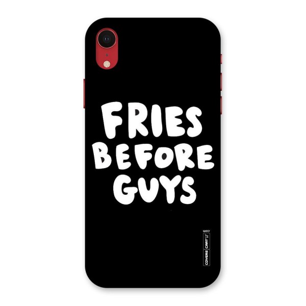 Fries Always Back Case for iPhone XR