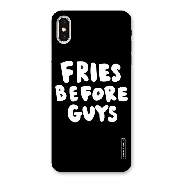 Fries Always Back Case for iPhone XS Max